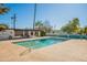 Community swimming pool with covered seating area at 8018 N 3Rd Pl, Phoenix, AZ 85020