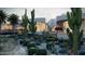 Landscaped front yard with cacti and desert plants at 9428 E Pinnacle Vista Dr, Scottsdale, AZ 85255