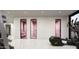 Modern home gym with pink saunas and exercise equipment at 9428 E Pinnacle Vista Dr, Scottsdale, AZ 85255