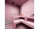 Relaxing sauna with shower and wooden bench seating at 9428 E Pinnacle Vista Dr, Scottsdale, AZ 85255