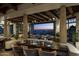 Elegant dining area with mountain views at 10040 E Happy Valley Rd # 297, Scottsdale, AZ 85255