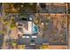 Bird's-eye view of a single-story home, pool, and large backyard at 103 W Tanya Rd, Phoenix, AZ 85086