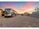 RV parking and storage shed in the spacious backyard at 103 W Tanya Rd, Phoenix, AZ 85086