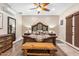 Spacious bedroom with rustic wood furnishings and private access at 103 W Tanya Rd, Phoenix, AZ 85086