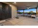 Covered patio with double doors and pool view at 103 W Tanya Rd, Phoenix, AZ 85086