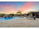 Inviting pool with waterfall feature and lounge chairs at 103 W Tanya Rd, Phoenix, AZ 85086