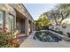 Relaxing pool area with a modern design and artistic wall decor at 10360 N 110Th Pl, Scottsdale, AZ 85259