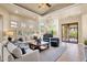 Relaxing living room with expansive windows and a view, featuring comfy seating at 11729 N 134Th St, Scottsdale, AZ 85259