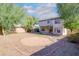 View of two story home and backyard at 1799 E Erie St, Gilbert, AZ 85295