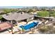 Stunning aerial view of home with pool and landscaped yard at 18007 W Ocotillo Ave, Goodyear, AZ 85338