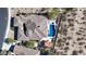 Bird's-eye view of house, pool, and surrounding area at 18007 W Ocotillo Ave, Goodyear, AZ 85338