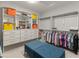 Spacious walk-in closet with ample shelving and hanging space at 18873 N 262Nd Dr, Buckeye, AZ 85396