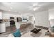Spacious kitchen with stainless steel appliances, island with seating, and modern finishes at 22125 N 29Th Ave # 127, Phoenix, AZ 85027