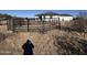 Metal corral enclosure for livestock in the backyard at 23437 E Cactus Forest Rd, Florence, AZ 85132