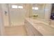 Modern bathroom with double vanity and large shower at 2508 N Franz Ln, Casa Grande, AZ 85122