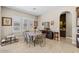 Cozy dining area with a table and chairs, adjacent to kitchen at 2915 E Constance Way, Phoenix, AZ 85042