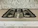 Stainless steel gas cooktop with five burners at 3448 E Spring Wheat Ln, Gilbert, AZ 85296