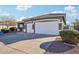 Two-car garage and front yard landscaping at 3519 E Red Oak Ln, Gilbert, AZ 85297