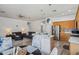 Kitchen island and breakfast nook, open to the living room at 3519 E Red Oak Ln, Gilbert, AZ 85297