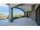 Covered outdoor patio with built-in kitchen and desert views, perfect for entertaining at 4215 S Willow Springs Trl, Gold Canyon, AZ 85118