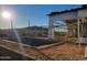 Under construction pool; concrete structure, mountain views in background at 4215 S Willow Springs Trl, Gold Canyon, AZ 85118