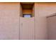 Tan wooden gate providing access to the back of the property at 501 W Yukon Dr # 8, Phoenix, AZ 85027