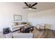 Light and airy living room with comfy seating at 501 W Yukon Dr # 8, Phoenix, AZ 85027