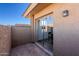 Private patio with tile flooring and sliding glass door at 501 W Yukon Dr # 8, Phoenix, AZ 85027