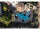 Overhead view of refreshing pool with surrounding lounge chairs at 5350 E Deer Valley Dr # 4434, Phoenix, AZ 85054