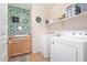 Convenient laundry room with washer, dryer, and utility sink at 5720 W Robb Ln, Glendale, AZ 85310