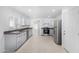 Modern kitchen featuring gray shaker cabinets and stainless steel appliances at 603 S 7Th St, Avondale, AZ 85323