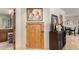 Partial view of a bathroom with wooden cabinets and a vessel sink at 6168 S Fairway Pl, Gold Canyon, AZ 85118