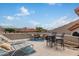 Relaxing rooftop patio with seating and mountain views at 6168 S Fairway Pl, Gold Canyon, AZ 85118