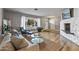 Cozy living room with bay window and hardwood floors at 7245 E Cambridge Ave, Scottsdale, AZ 85257