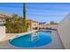 Relaxing kidney-shaped pool in sunny backyard at 7297 E Black Rock Rd, Scottsdale, AZ 85255