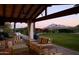 Relaxing patio with mountain views and comfortable seating at 7348 N Red Ledge Dr, Paradise Valley, AZ 85253