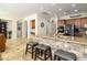 Spacious kitchen with granite countertops and island at 8531 E Twisted Leaf Dr, Gold Canyon, AZ 85118