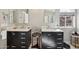 Double vanity bathroom with modern fixtures and ample storage at 9815 N Sunrise Cir, Fountain Hills, AZ 85268