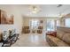 Living room with comfortable seating and access to the backyard at 10255 E Golden Rim Cir, Gold Canyon, AZ 85118