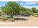 Landscaped entrance to the community with a circular driveway at 19550 N Grayhawk Dr # 1124, Scottsdale, AZ 85255