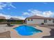 Inviting backyard pool with ample space for relaxation and entertainment at 24147 N 165Th Ln, Surprise, AZ 85387