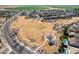 Aerial view of community featuring a park, playground, and residential homes at 2442 E Winged Foot Dr, Chandler, AZ 85249