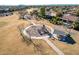 Aerial view of a neighborhood park with playground and pavilion at 2442 E Winged Foot Dr, Chandler, AZ 85249