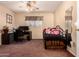 Cozy bedroom featuring a daybed and workspace at 2442 E Winged Foot Dr, Chandler, AZ 85249