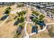 Aerial view of a community park with playground and walking paths at 2442 E Winged Foot Dr, Chandler, AZ 85249