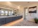 Modern bathroom with double vanity and marble countertops at 25572 N 119Th St, Scottsdale, AZ 85255