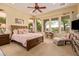Relaxing main bedroom with ample natural light and sitting area at 28175 N 123Rd Ln, Peoria, AZ 85383
