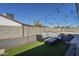 Backyard oasis with patio furniture & string lights at 2914 E Cactus Rd, Phoenix, AZ 85032