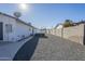 Large backyard with gravel and block wall at 2914 E Cactus Rd, Phoenix, AZ 85032