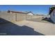 Large backyard with gravel and block wall at 2914 E Cactus Rd, Phoenix, AZ 85032